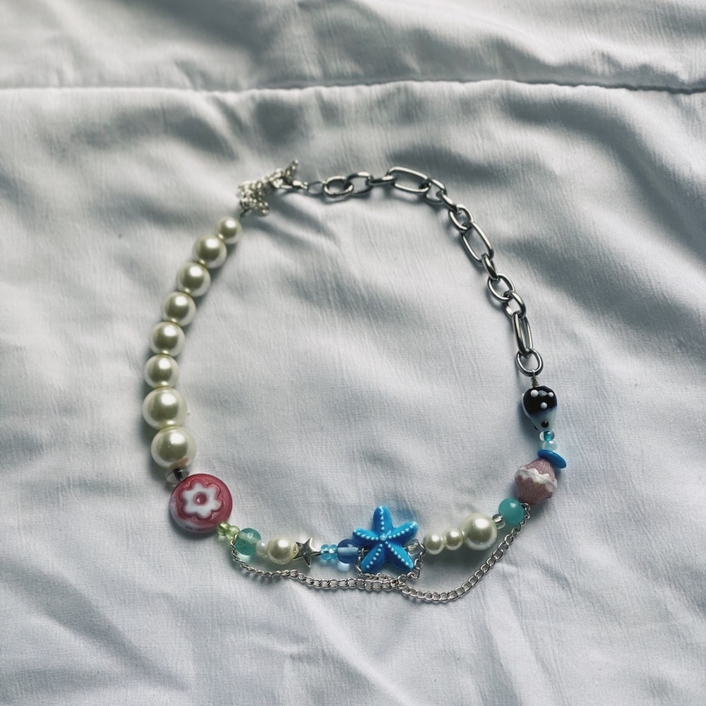 Cute summer necklace handmade!